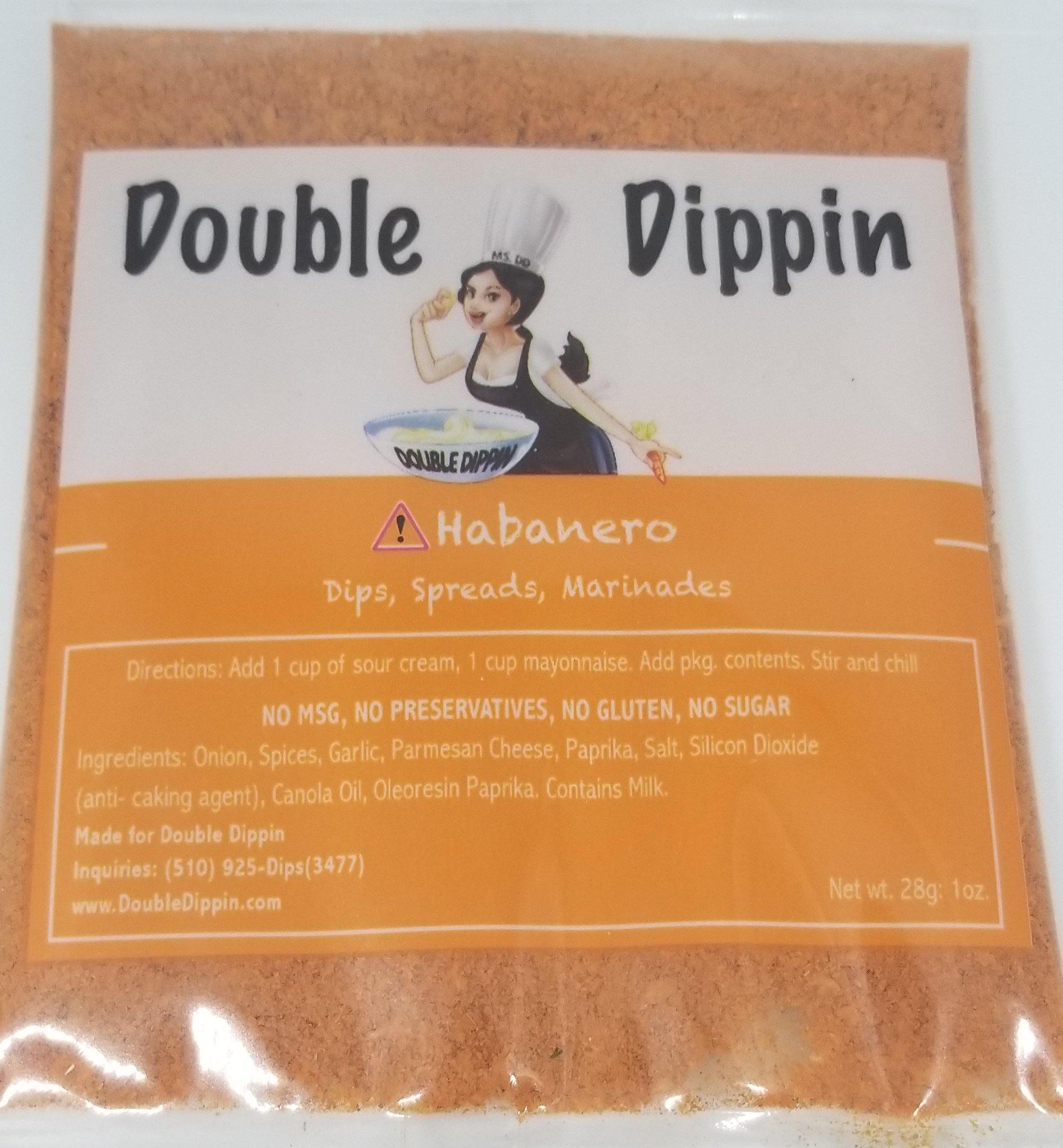 Buy Dips Online - Gluten free dips Warning! Habanero - DoubleDippin