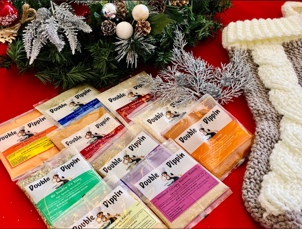 holiday bundle of 1 stockings - 10 packets