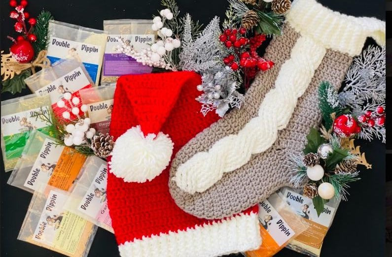 holiday bundle of Stocking & Hat - 10 packets