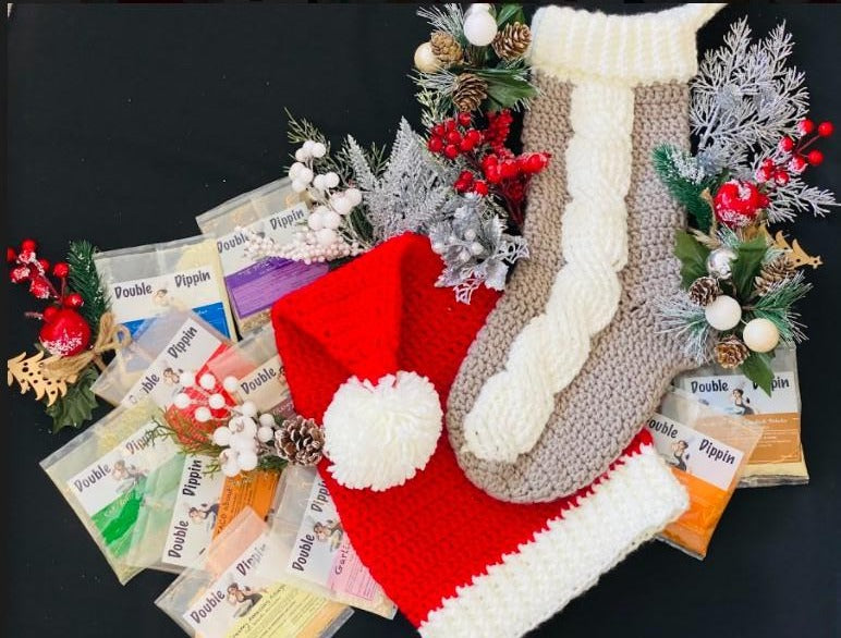 holiday bundle of Stocking & Hat - 10 packets