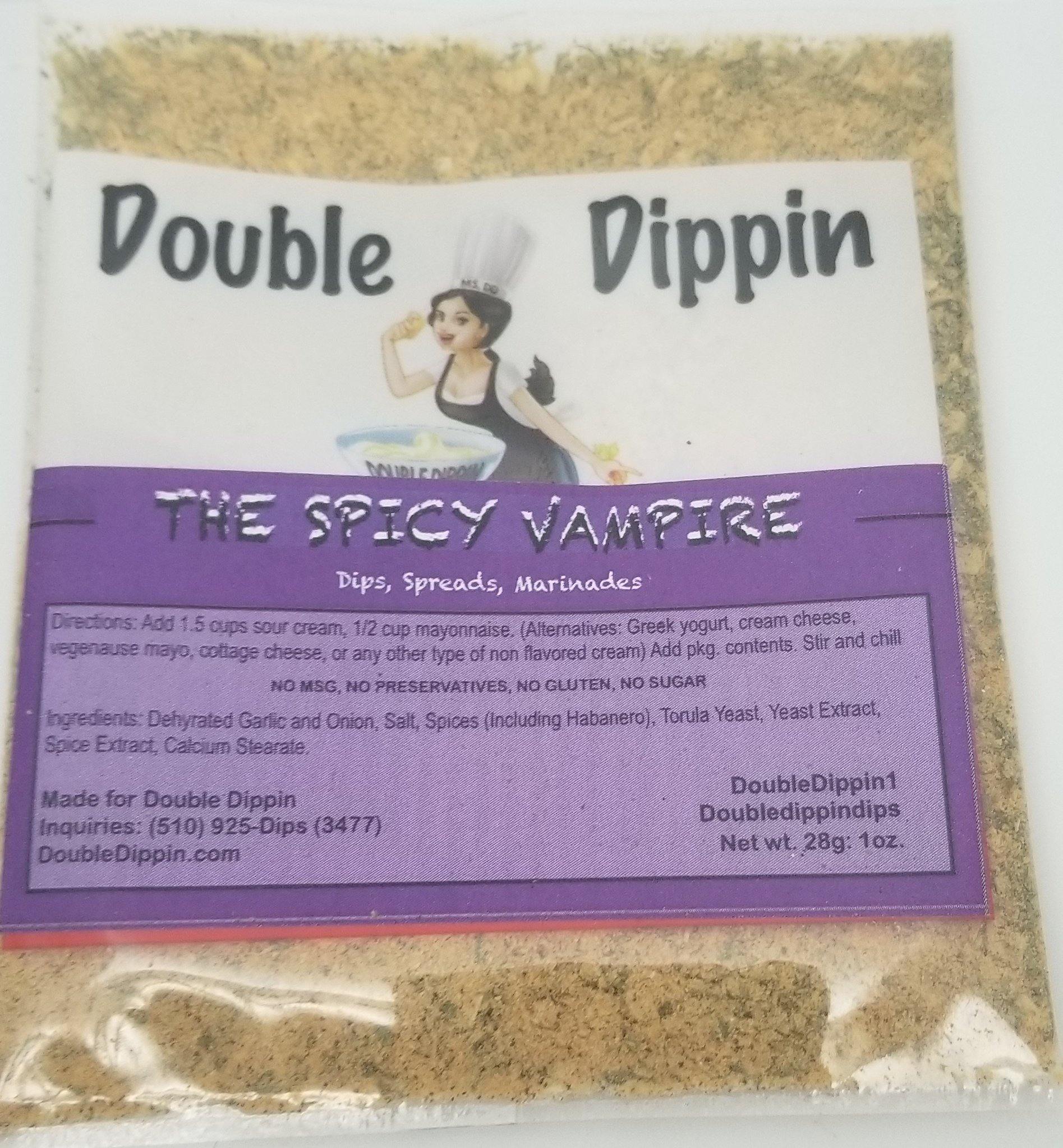 Buy Dips Online - Gluten free dips The Spicy Vampire - DoubleDippin