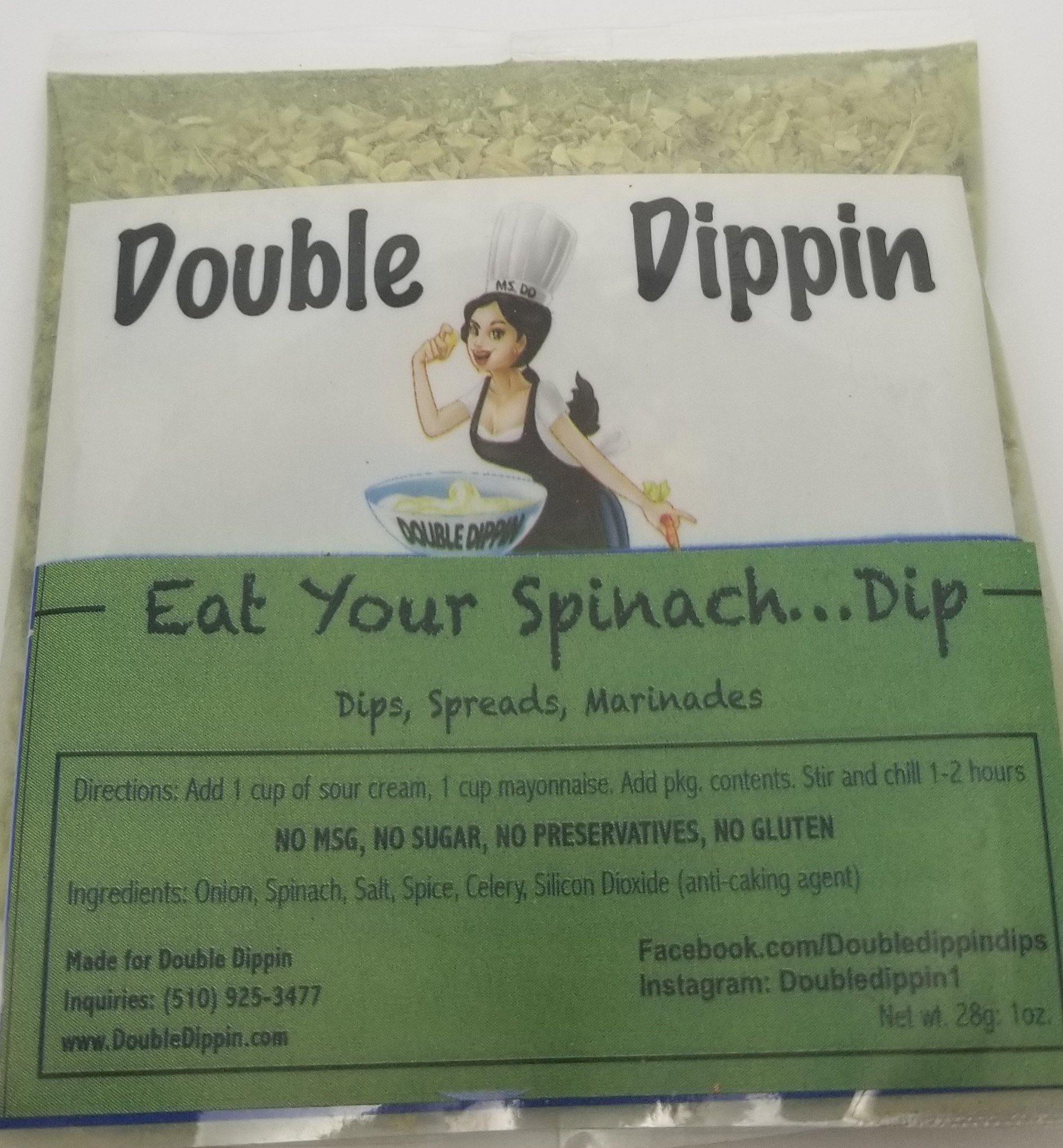 Buy Dips Online - Gluten free dips Eat Yo' Spinach.... Dip - DoubleDippin